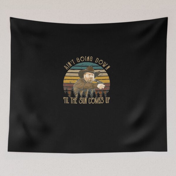 Item preview, Aint-Going-Down-Til-The-Sun-Comes-Up-Retro-Garth-Tees-Brook-Classic designed and sold by JoshuaKuhner.