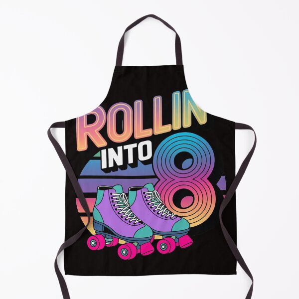 Item preview, Rollin' into 8 Roller Skating Rink 8th Birthday Party Girls designed and sold by MelSurf.