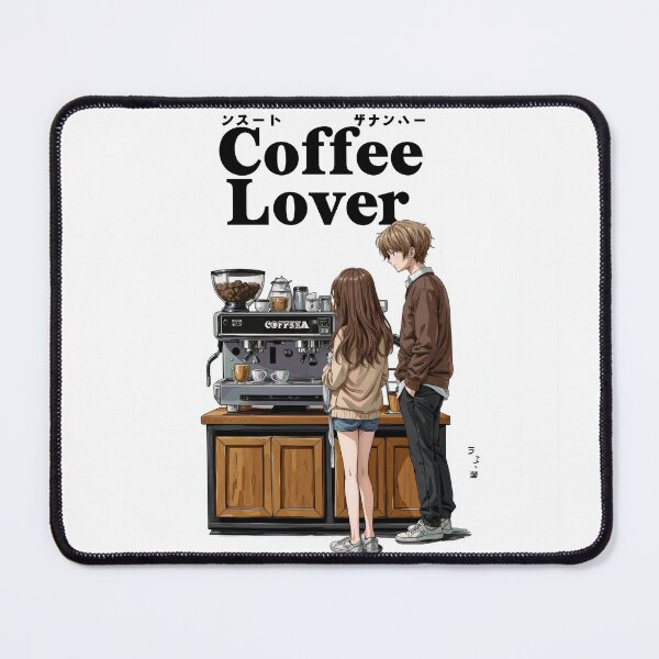 Item preview, Cute Coffee Lover Barista Machine – Adorable Coffee Shop Cartoon Art designed and sold by Grafititee.
