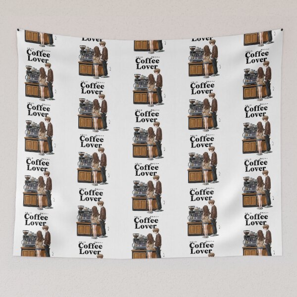 Item preview, Cute Coffee Lover Barista Machine – Adorable Coffee Shop Cartoon Art designed and sold by Grafititee.