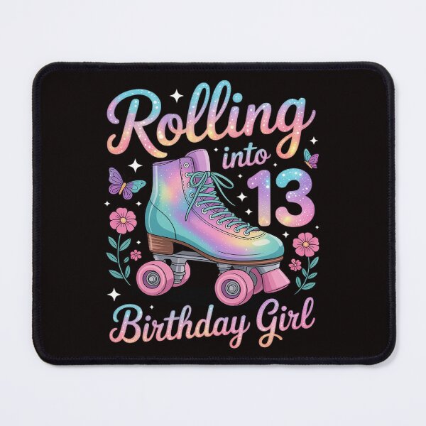 Item preview, Rollin' Into 13 Roller Skating Rink Thirteen Bday Girl Party designed and sold by MelSurf.
