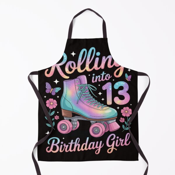 Item preview, Rollin' Into 13 Roller Skating Rink Thirteen Bday Girl Party designed and sold by MelSurf.