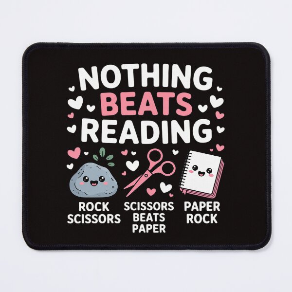 Item preview, Rock Paper Scissors Nothing Beats Reading Hand Game designed and sold by MelSurf.