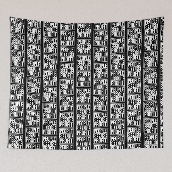 Item preview, People Before Profit Activism Social Justice Equality Movement designed and sold by shirt-o-mat.