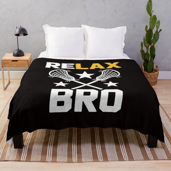 Item preview, ReLAX Bro - Lacrosse Player Lax Life Gift designed and sold by MelSurf.
