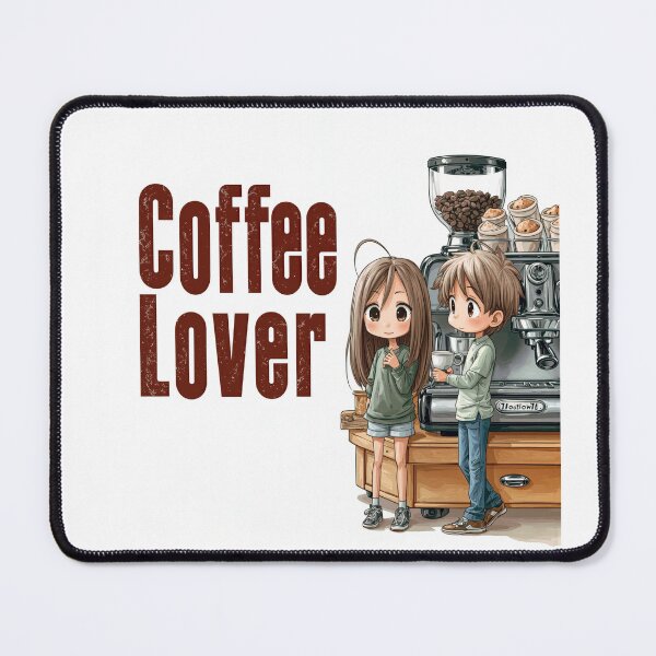 Item preview, Cute Coffee Lover Barista Machine – Adorable Coffee Shop Cartoon Art designed and sold by Grafititee.
