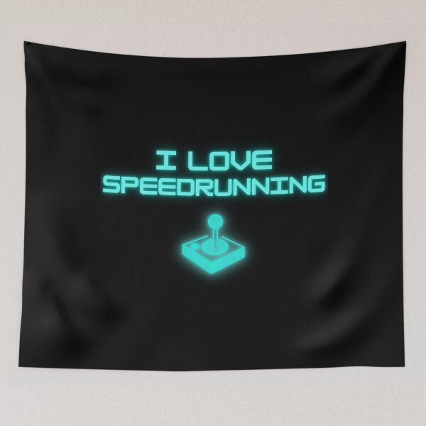 Item preview, Neon Joystick I Love Speedrunning Retro Arcade Design designed and sold by PHRASEandSTYLE.