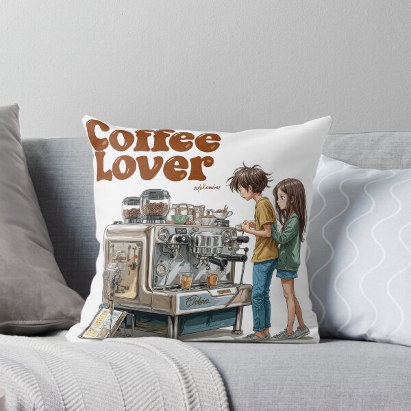 Item preview, Cute Coffee Lover Barista Machine – Adorable Coffee Shop Cartoon Art designed and sold by Grafititee.