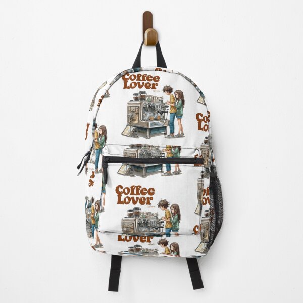 Item preview, Cute Coffee Lover Barista Machine – Adorable Coffee Shop Cartoon Art designed and sold by Grafititee.