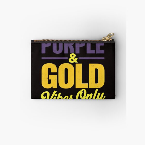 Item preview, Purple And Gold Vibes Only Game Day For High School Football designed and sold by MelSurf.