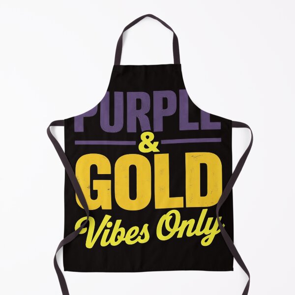 Item preview, Purple And Gold Vibes Only Game Day For High School Football designed and sold by MelSurf.