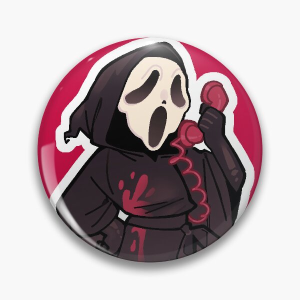 Item preview, Ghostface Pin designed and sold by Rottendevilman.