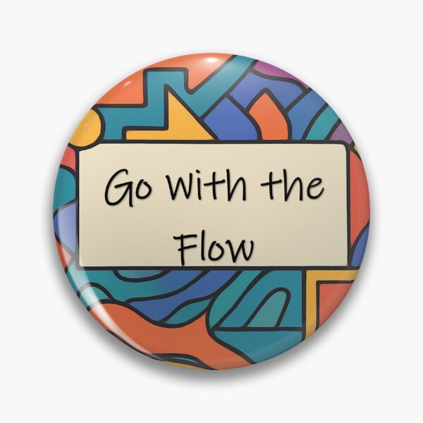 Item preview, Go With the Flow – Retro 70s Abstract Organic Design designed and sold by AlondraStudio.