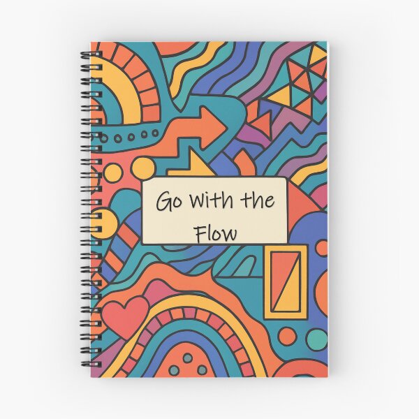 Item preview, Go With the Flow – Retro 70s Abstract Organic Design designed and sold by AlondraStudio.