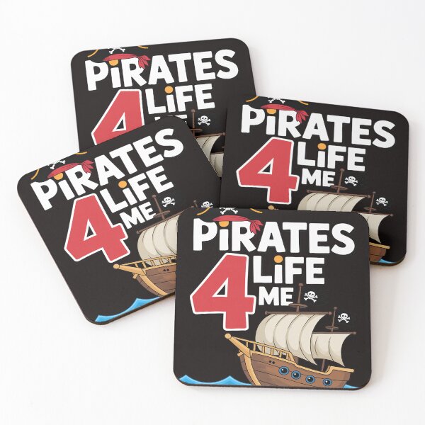 Item preview, Pirates Life 4 Me Pirate 4th Birthday 4 Years Old designed and sold by MelSurf.