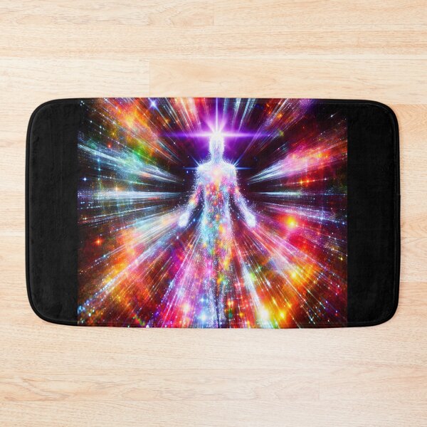 Item preview, Spiritual Awakening Light Being – Cosmic Enlightenment Art designed and sold by Vicksin ⭐⭐⭐⭐⭐.