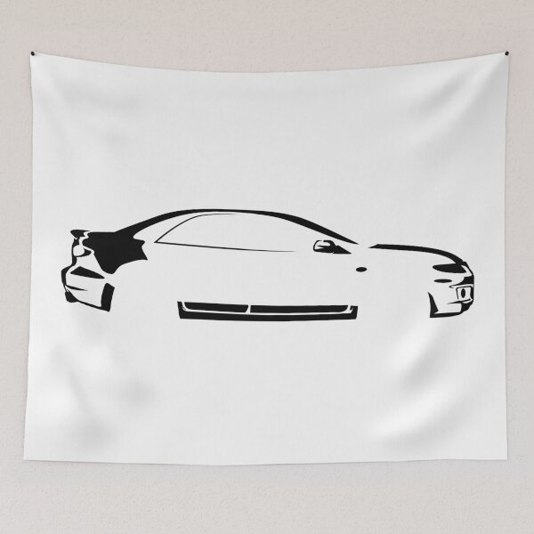 Item preview, 6 MPS (2006 GG) - AWD Turbo Minimalist Car Silhouette (Black) designed and sold by FearnCreative.
