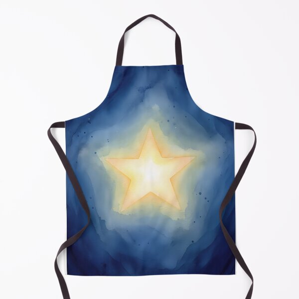 Item preview, Watercolor Shining Star in a Blue Sky designed and sold by homydesign.
