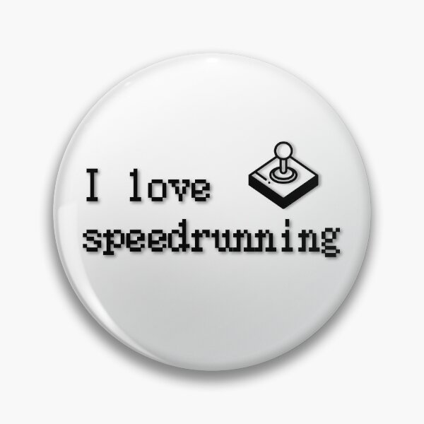 Item preview, Pixel Text I Love Speedrunning Retro Joystick Design designed and sold by PHRASEandSTYLE.