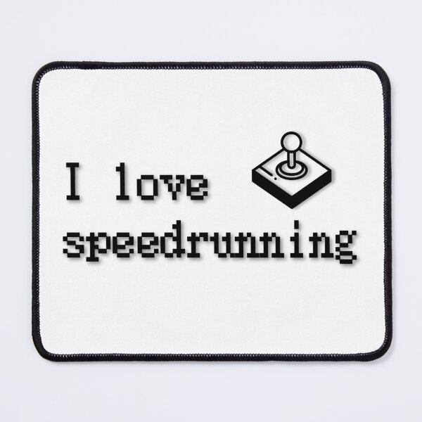 Item preview, Pixel Text I Love Speedrunning Retro Joystick Design designed and sold by PHRASEandSTYLE.