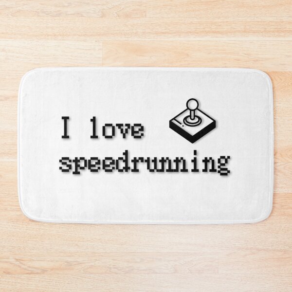 Item preview, Pixel Text I Love Speedrunning Retro Joystick Design designed and sold by PHRASEandSTYLE.