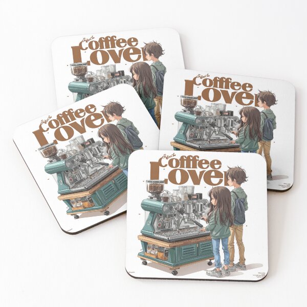 Item preview, Cute Coffee Lover Barista Machine – Adorable Coffee Shop Cartoon Art designed and sold by Grafititee.