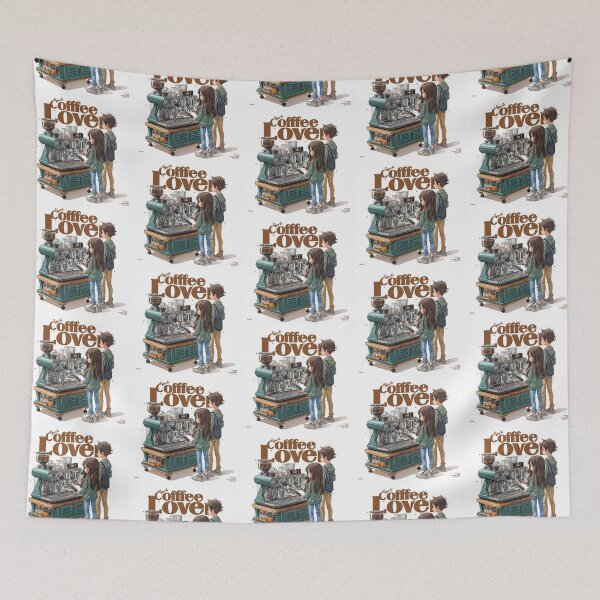 Item preview, Cute Coffee Lover Barista Machine – Adorable Coffee Shop Cartoon Art designed and sold by Grafititee.