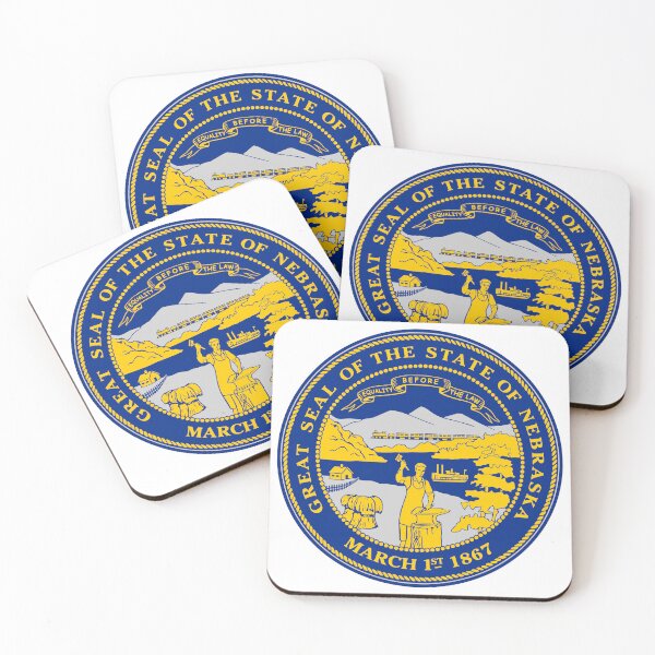 Item preview, Nebraska Circle Flag, Nebraska Flag Icon designed and sold by NTGUILTY.