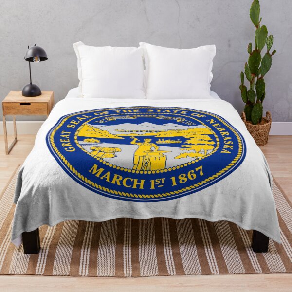 Item preview, Nebraska Circle Flag, Nebraska Flag Icon designed and sold by NTGUILTY.