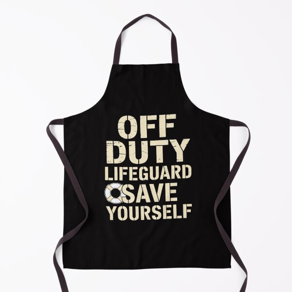 Item preview, OFF DUTY SAVE YOURSELF Lifeguard Swimming Pool Beach designed and sold by Viepenny.
