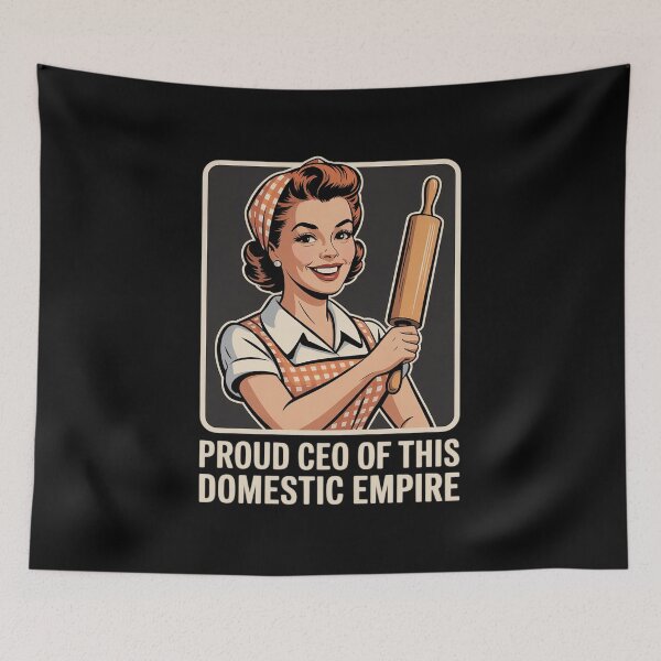 Item preview, Sarcastic Funny 50s CEO of Domestic Empire Homemaker designed and sold by ShelFisher.