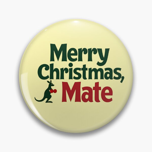 Item preview, Merry Christmas Mate – Aussie Kangaroo Festive Design designed and sold by TroyTheTerrific.