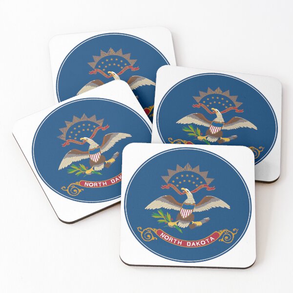 Item preview, North Dakota Circle Flag, North Dakota Flag Icon designed and sold by NTGUILTY.