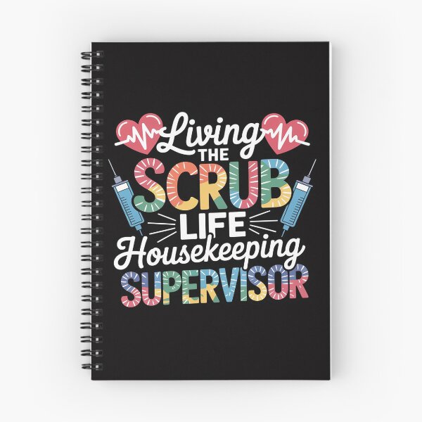 Item preview, Living The Scrub Life Tie Dye Hippie Housekeeping Supervisor designed and sold by Viepenny.