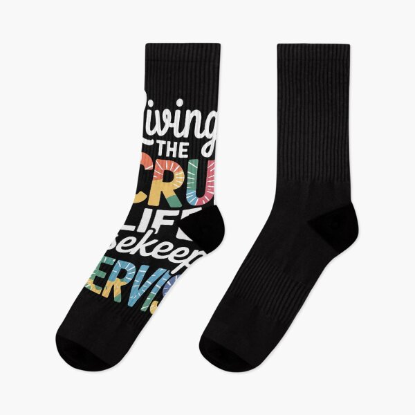 Item preview, Living The Scrub Life Tie Dye Hippie Housekeeping Supervisor designed and sold by Viepenny.