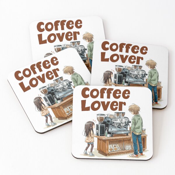 Item preview, Cute Coffee Lover Barista Machine – Adorable Coffee Shop Cartoon Art designed and sold by Grafititee.