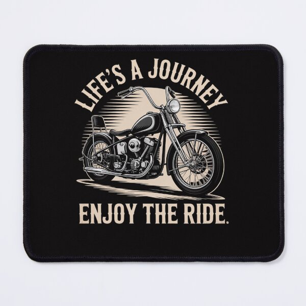 Item preview, Life’s A Journey Enjoy the Ride Motorcycle Biker Men designed and sold by Viepenny.