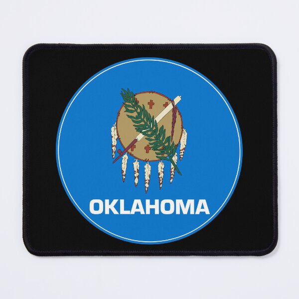Item preview, Oklahoma Circle Flag, Oklahoma Flag Icon designed and sold by NTGUILTY.