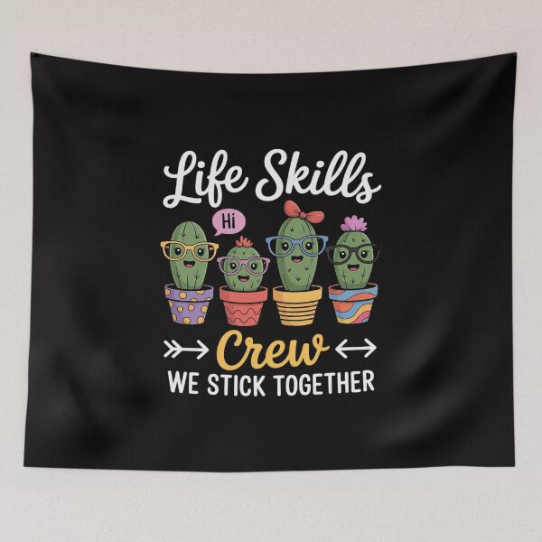 Item preview, Life Skills Crew Cactus Team Life Skills Teacher Team designed and sold by Viepenny.