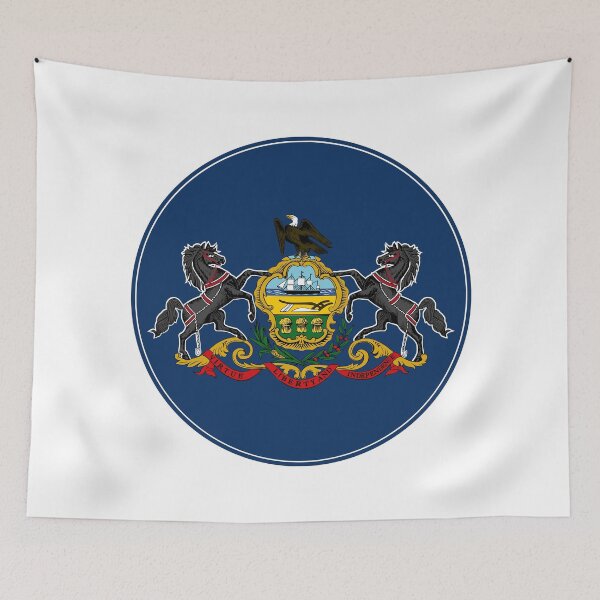 Item preview, Pennsylvania Circle Flag, Pennsylvania Flag Icon designed and sold by NTGUILTY.