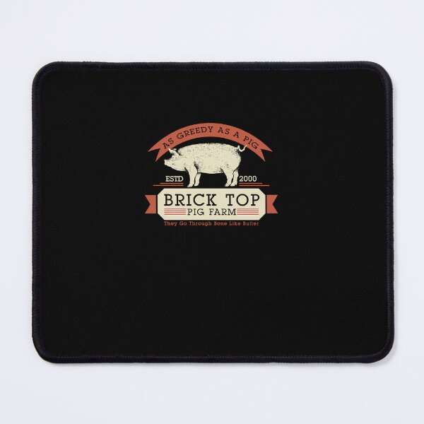 Item preview, Brick Top Pig Farm - As Greedy As A Pig designed and sold by RasmusUTakku.