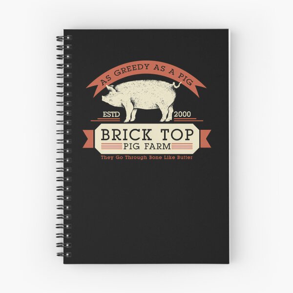 Item preview, Brick Top Pig Farm - As Greedy As A Pig designed and sold by RasmusUTakku.
