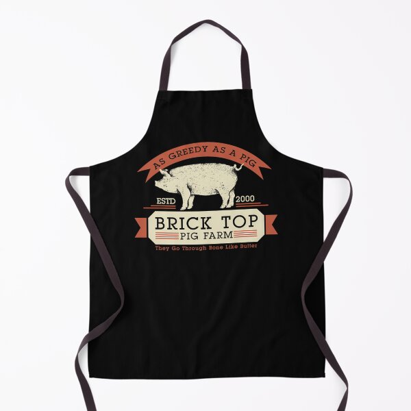 Item preview, Brick Top Pig Farm - As Greedy As A Pig designed and sold by RasmusUTakku.