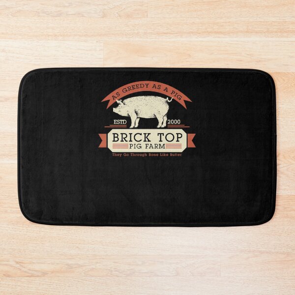 Item preview, Brick Top Pig Farm - As Greedy As A Pig designed and sold by RasmusUTakku.