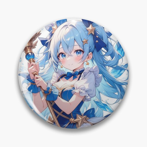 Item preview, Blue-Haired Magical Girl  designed and sold by WaifusAreLove.