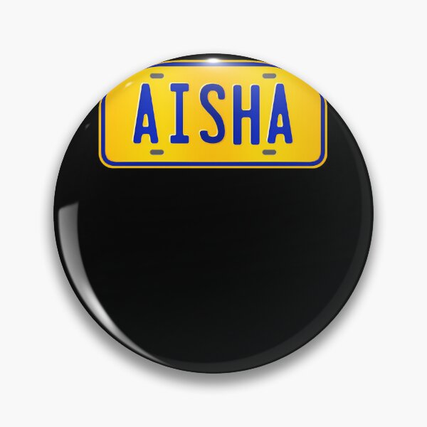 Item preview, Aisha-Name-Custom-Number-Plate-Design---Gift-For-Aisha designed and sold by JuliaEiling.