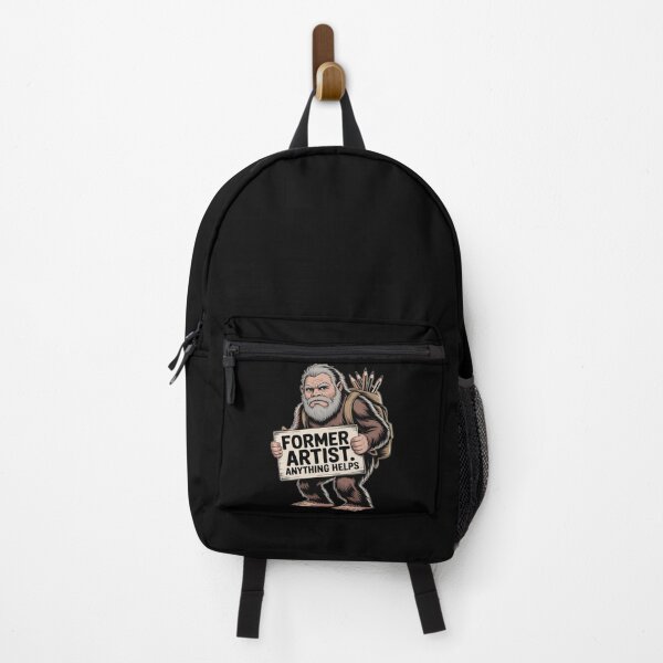 Item preview, Sasquatch as former artist. Anti AI Protest designed and sold by ShelFisher.