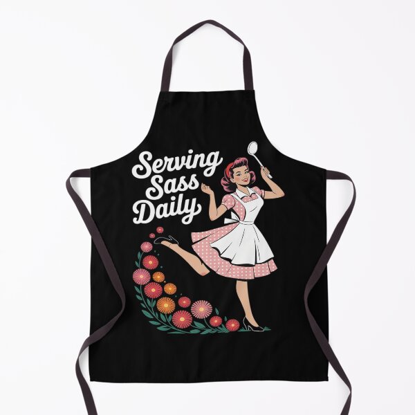 Item preview, Sassy Woman Serving Sass Daily designed and sold by ShelFisher.