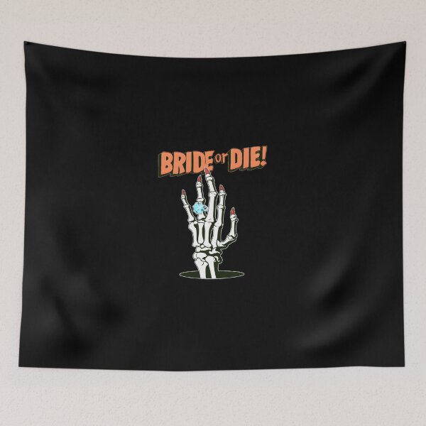 Item preview, Bride Or Die Diamond Ring Halloween Bachelorette Til Death Do Us Party Classic  designed and sold by RasmusUTakku.
