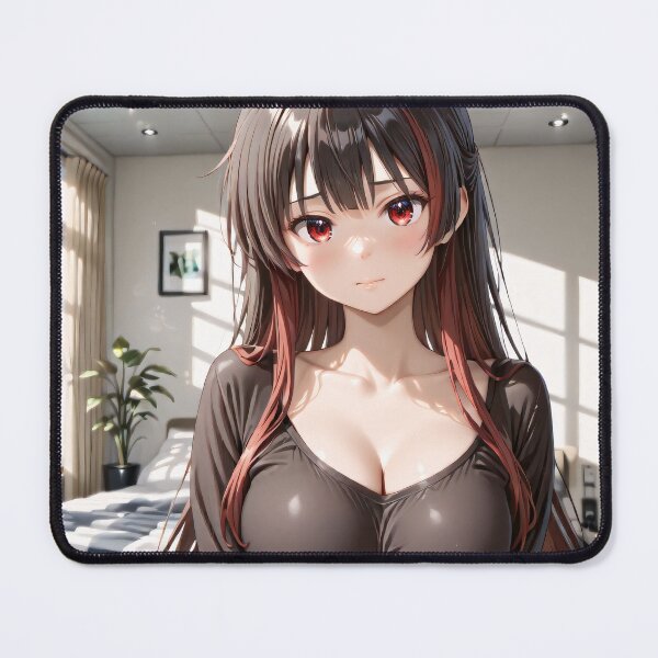 Artikelvorschau, Ästhetisches Anime-Mädchen Porträt | Sanftes Licht | Süßer Originalcharakter entworfen und verkauft von PixelTeaStudio.
